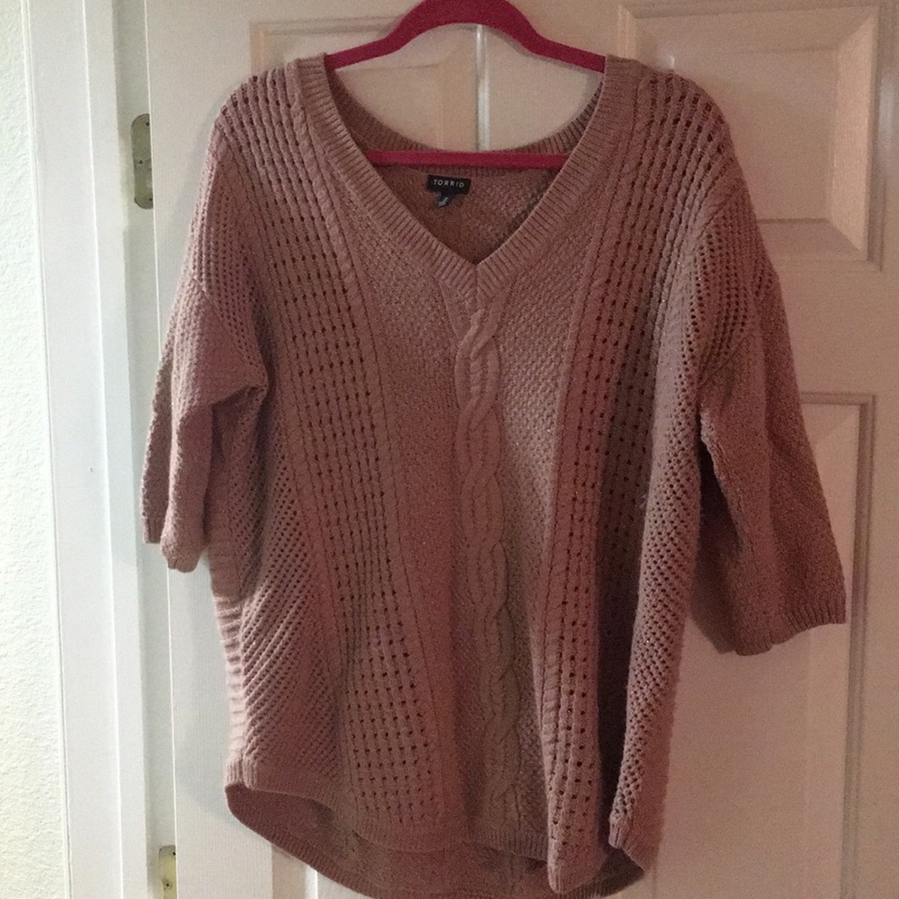 Torrid Rose pink Sweater